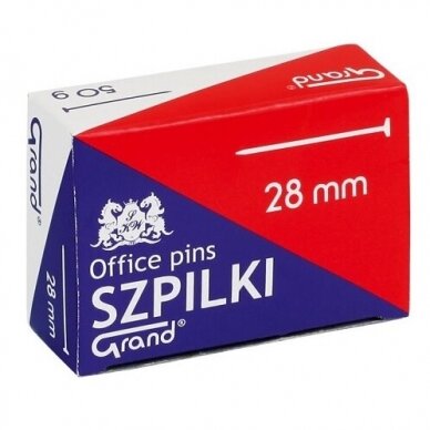 Adatėlės, Grand, ilgis 28mm, 50g, metalinės