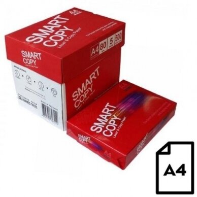 Double A MP Biuro popierius SMART COPY A4, 500 lapų, 80g 1