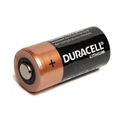 Elementas, baterija  DURACELL Lithium, CR123 (DL123A), 1 vnt. 1