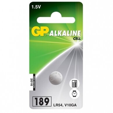 Elementas GP Alkaline Cell, 189 (LR54), 1 vnt.