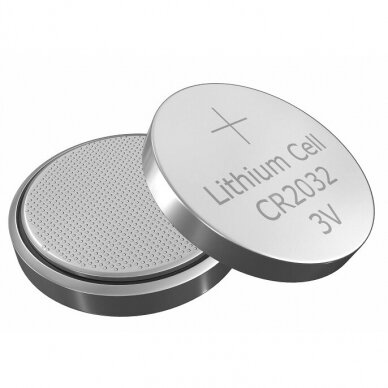 Elementas GP Lithium Cell, CR2032 (DL2032), 1 vnt. 2