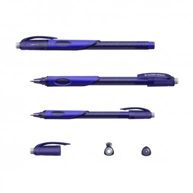 Ištrinamas gelinis rašiklis ERGOLINE MAGIC, ErichKrause, storis 0.5mm, mėlynos sp. 1