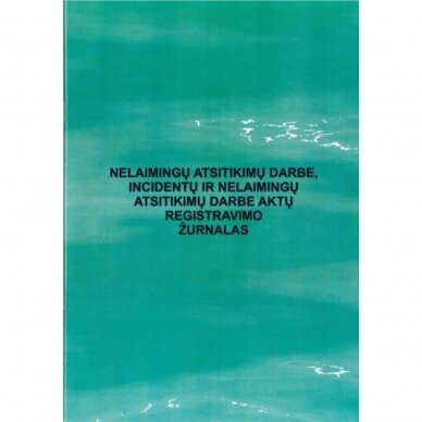 Nelaimingų atsitikimų darbe, incidentų aktų registravimo žurnalas