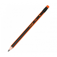 Pieštukas paprastas, grafitinis su trintuku storas Y-PLUS JUMBO REY Nr.PX1408/0, HB, tribriaunis, drožtas