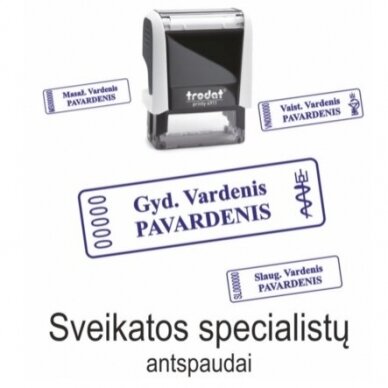 Sveikatos specialistų antspaudai