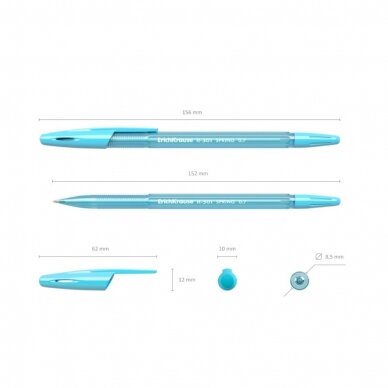 Tušinukas R-301 SPRING, ErichKrause, storis 0.7mm, mėlynos sp. 2